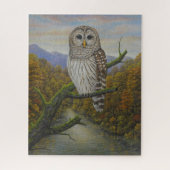 Barred Owl Legpuzzel (Verticaal)