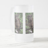Barred Owl Matglas Bierpul (Voorkant links)