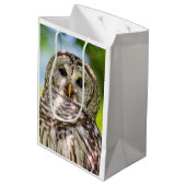 Barred Owl Medium Cadeauzakje (Achterkant Gekanteld)