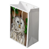 Barred Owl Medium Cadeauzakje (Achterkant Gekanteld)
