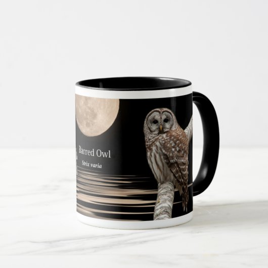 Barred Owl Mok (Voorkant rechts)