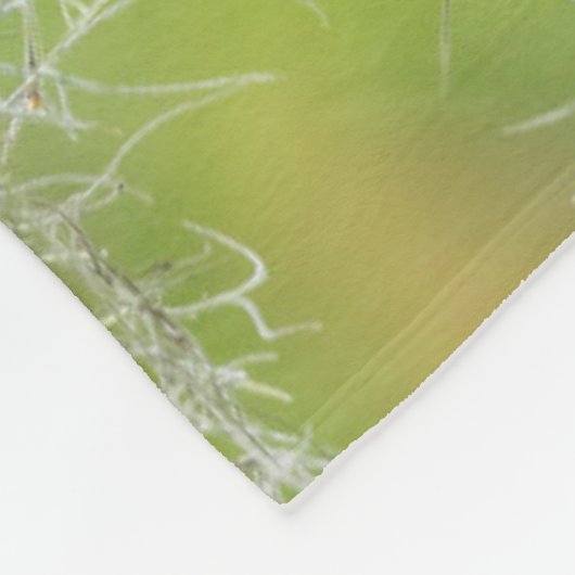 Barred Owl op boomarm Fleece Deken (Hoek)