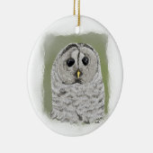 Barred Owl Ornament (Rechts)