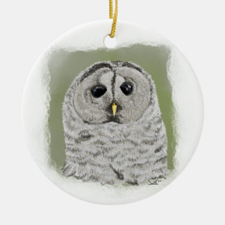 Barred Owl Ornament