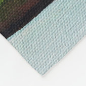 Barred Owl Painting Fleece Deken (Hoek)