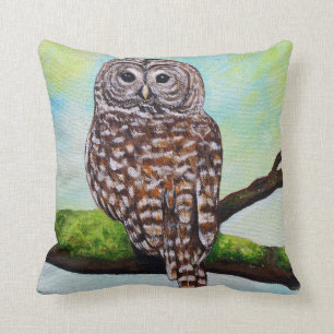 Barred Owl Painting Kussen