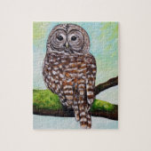 Barred Owl Painting Legpuzzel (Verticaal)