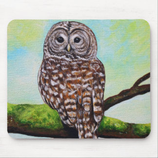 Barred Owl Painting Muismat