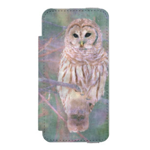 Barred Owl Pastel Digital Oilschilderij