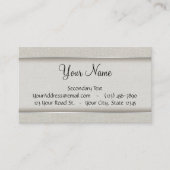 Barred Owl Pastel Oilschilderij Visitekaartje (Voorkant)