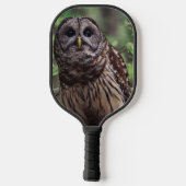 Barred Owl Pickleball Paddle (Achterkant)