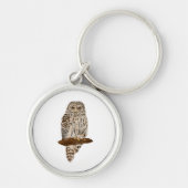 Barred Owl Sleutelhanger (Voorkant)
