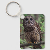 Barred Owl Sleutelhanger (Voorkant)