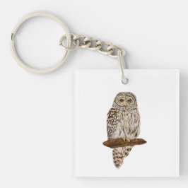 Barred Owl Sleutelhanger
