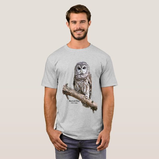 Barred Owl  T-shirt (Voorkant volledig)