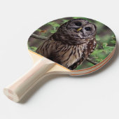 Barred Owl Tafeltennisbatje (Voorkant Gekanteld)