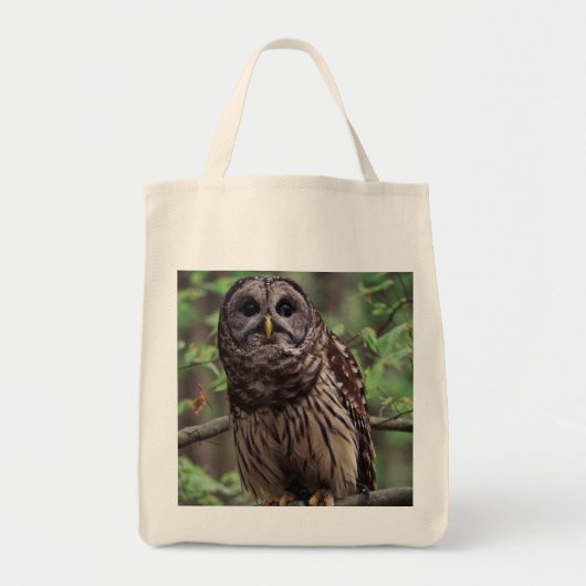 Barred Owl Tote Bag (Voorkant)