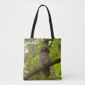 Barred Owl Tote Bag (Voorkant)