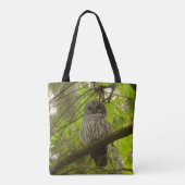 Barred Owl Tote Bag (Achterkant)