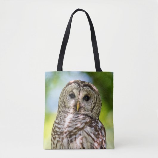 Barred Owl Tote Bag (Voorkant)