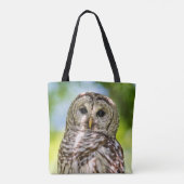Barred Owl Tote Bag (Achterkant)