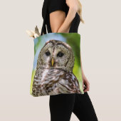 Barred Owl Tote Bag (Dichtbij)