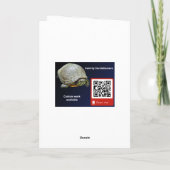 Barred Owl Wenskaart Bedankkaart (Achterkant)