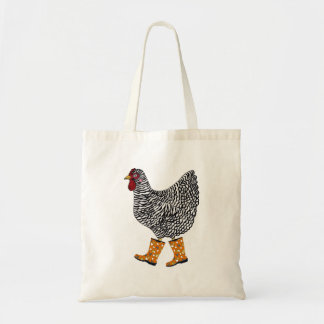 Barred Rock Chicken Canvas tas