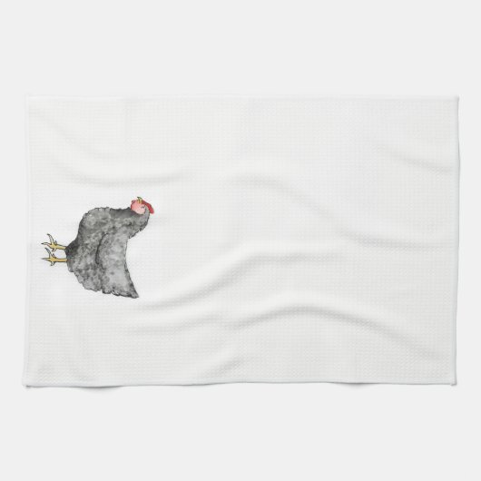 Barred Rock Chicken Towel Theedoek (Horizontaal)