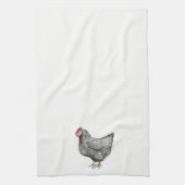Barred Rock Chicken Towel Theedoek (Verticaal)