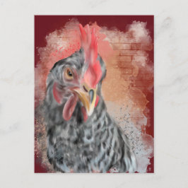 Barred Rock Hen Briefkaart