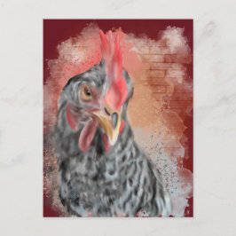 Barred Rock Hen Briefkaart