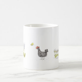 Barred Rock Hen en Butterfly Classic Mok