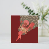 Barred-Rock Hen Kaart (Staand voorkant)