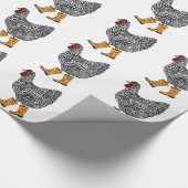 Barred Rock met Sloggers Products Cadeaupapier (Hoek)