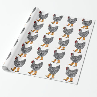 Barred Rock met Sloggers Products Cadeaupapier