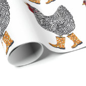 Barred Rock met Sloggers Products Cadeaupapier (Rol Hoek)