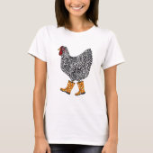 Barred Rock met Sloggers Products T-shirt (Voorkant)