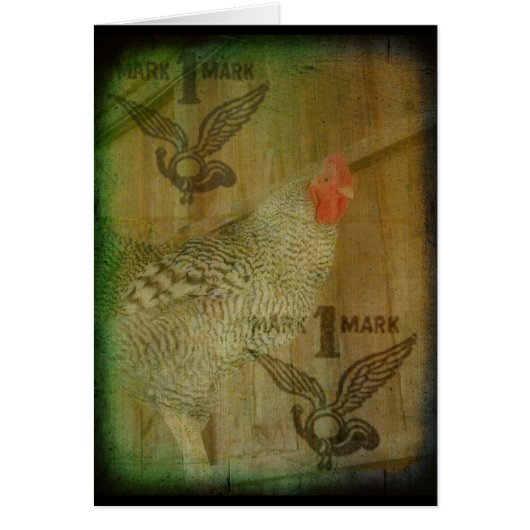 Barred Rock Rooster Trademark (Voorkant)