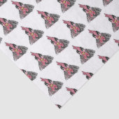 Barred Rock Tissue Paper Tissuepapier (Detail)