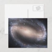 Barred Spiral Galaxy Briefkaart (Voorkant / Achterkant)