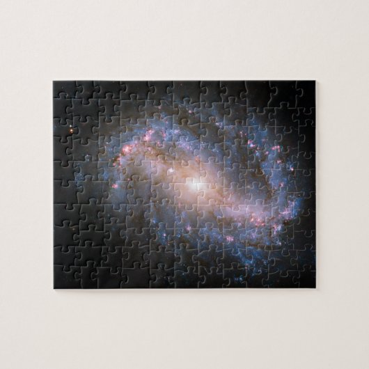 Barred Spiral Galaxy Legpuzzel (Horizontaal)