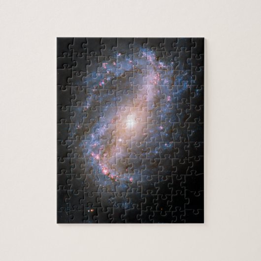 Barred Spiral Galaxy Legpuzzel (Verticaal)