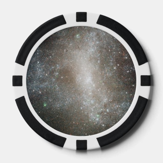 Barred Spiral Galaxy NGC 1313 - HST Pokerchips (Voorkant)