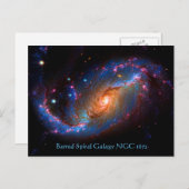 Barred Spiral Galaxy NGC 1672 Briefkaart (Voorkant / Achterkant)