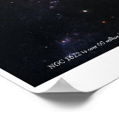 Barred Spiral Galaxy NGC 1672 Poster (Hoek)