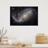 Barred Spiral Galaxy NGC 1672 Poster (Keuken)