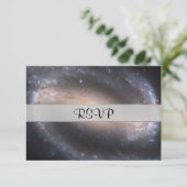 Barred Spiral Galaxy RSVP Kaartje (Staand voorkant)
