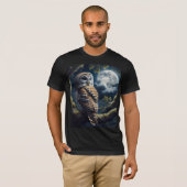 Barred Uil in Tree Wildlife T-shirt (Voorkant volledig)