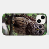 Barred Uil iPhone 14 Hoes (Achterkant (horizontaal))